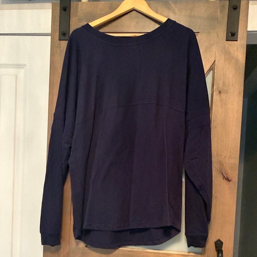 Navy Chicago Bears Long Sleeve Top Size XL